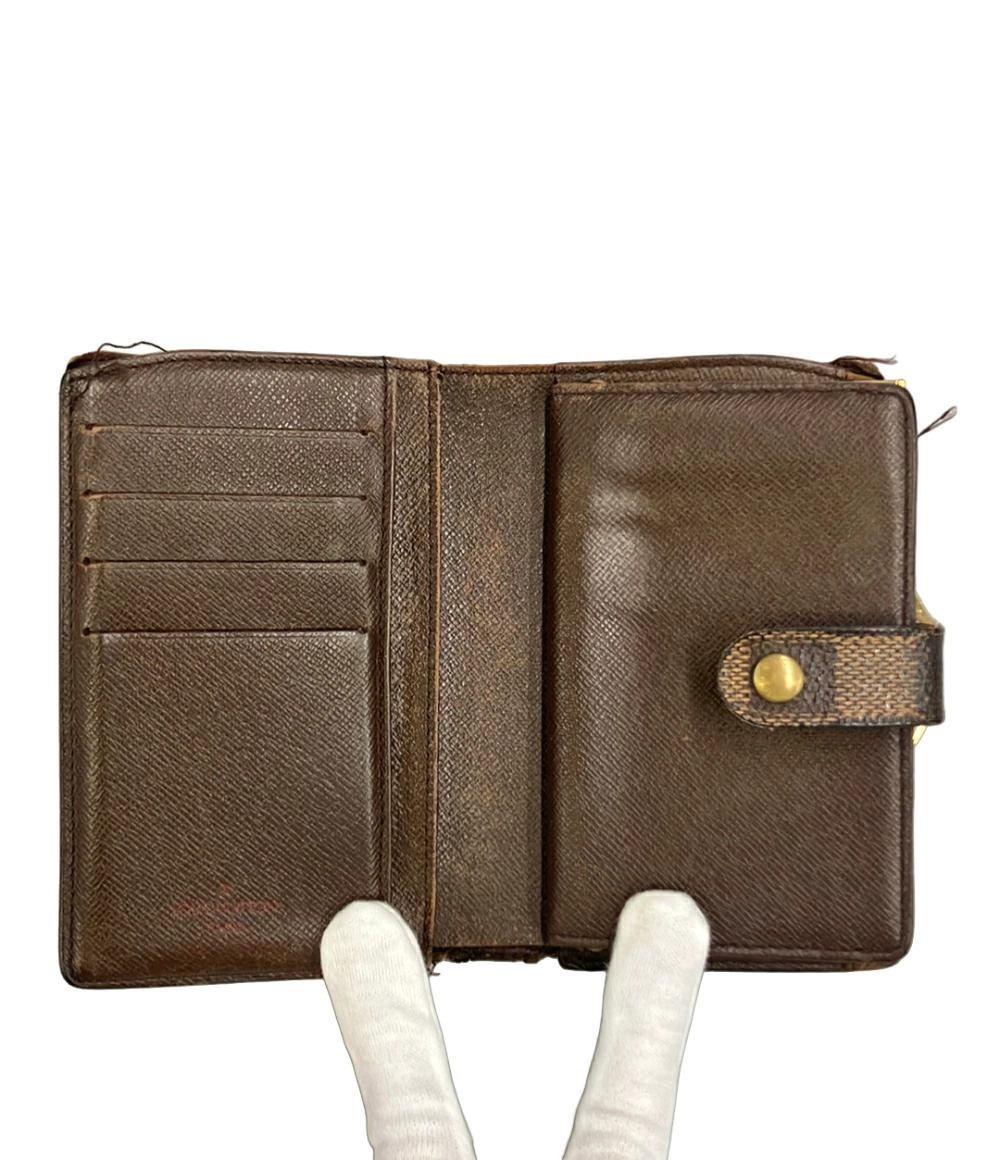 Louis Vuitton Wallet fold Viennois Damier Bi Ebene Portefeuille Brown